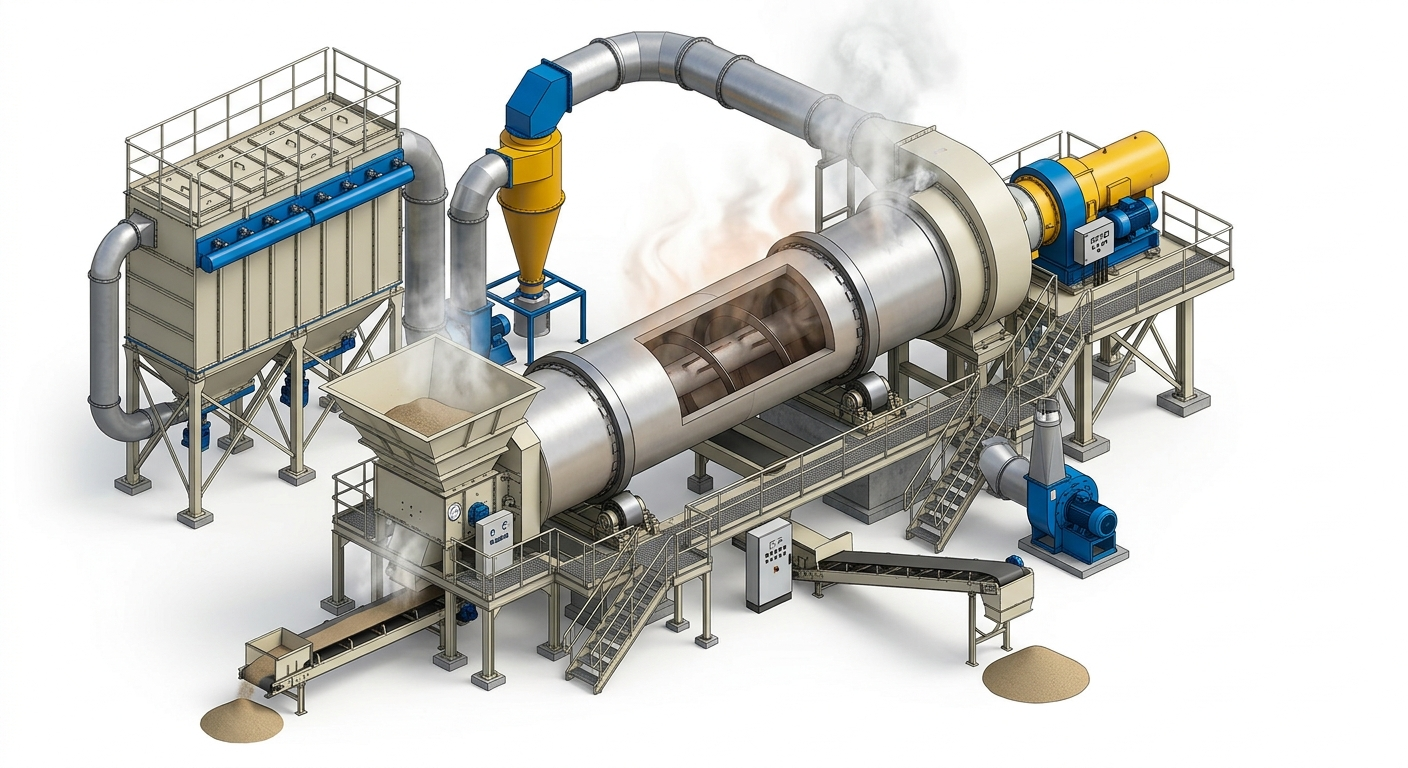 SAND DRYING PLANTS